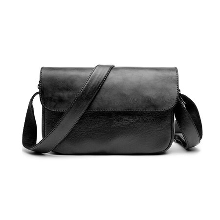 Whatna フラップ ミニショルダーバッグ メンズ ポシェット 横型