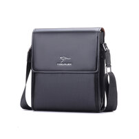 Whatna 2way 革 ショルダーバッグ メンズ ポシェット縦型iPad 収納可 人気型 耐久性 革 レザー 縦型 ビジネスバッグ メッセンジャーバッグ 斜め掛け 黒 ブラック ブラウン 全2色（HA-012）