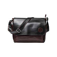 Whatna ショルダーバッグ メンズ メッセンジャーバッグ大容量 盗難防止 皮 革A4 サイズ 収納 通学 通勤鞄 軽量 実用 自転車 かばん男性用 ブラウン（8178）