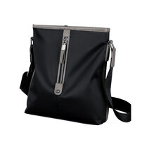 Whatna ショルダーバッグ メンズ メッセンジャーバッグ 縦型 B5 9.7インチipad収納可 オックスフォード布 防水 耐磨耗 ビジネスバッグ 小さい 斜めがけ バッグ 男性用 紳士用 黒 ブルー（8506）