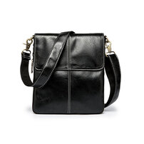 Whatna ショルダーバッグ メンズ 小さめ ビジネスバッグ 縦型 軽量 ミニポシェット ミニショルダーメンズ ビジネス 斜めがけポーチ ワンショルダー 斜め掛けバッグ ミニバッグ