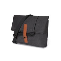 Whatna 口折れ ショルダーバッグ メンズ バッグ 2way斜め掛け 手提げ 14インチPC収納可 A4ビジネスバッグメッセンジャーバッグ 通学 通勤鞄 軽量 実用 自転車 かばん男性用 グレー