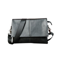 Whatna ショルダーバッグ メンズ メッセンジャーバッグ 大容量 盗難防止 皮革 通学 通勤鞄 自転車 かばん男性用 ブラウン 黒（6132）