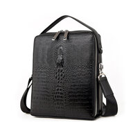 Whatna 2way ショルダーバッグ メンズ ポシェット 縦型 斜め掛け 手提げ バッグ 厚手 レザー 本 革 8枚カード収納 2室式で 大容量 メッセンジャーバッグ 小さめ ビジネス 通学 通勤鞄 绅士 男性用 黒 ブラウン ブルー（8815）