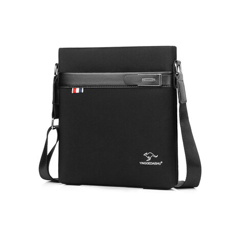 Whatna ショルダーバッグ メンズ メッセンジャーバッグ 縦型 B5