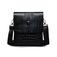 Whatna 革 ショルダーバッグ メンズ メッセンジャーバッグ 縦型 B5 10.5インチipad収納可 本 革 厚手 レザー ビジネスバッグ 小さい 斜めがけ バッグ 男性用 紳士用 黒 ブラウン