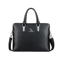 Whatna ビジネス バッグ メンズ 2way ショルダー 手提げ 大容量 自立 ブリーフケース A4 14インチPC対応 黒 ブラウン（HA-048）