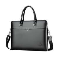 Whatna ビジネス バッグ メンズ 2way ショルダー 手提げ大容量 自立 ブリーフケース A4 14インチPC対応黒 ブラウン ブルー