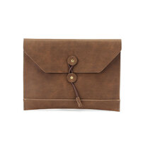 whatna セカンドバッグ メンズ バッグ 6枚カード収納 Ipad収納可 ジュアル フォーマル 結婚式 冠婚葬祭 紳士用 男性用 ブラウン（8893）