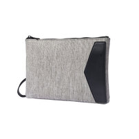 Whatna 2way セカンドバッグ メンズ クラッチ バッグ 結婚式 グレー B5 9.7インチのipad収納可 カジュアル フォーマル 冠婚葬祭 結婚式 バッグ紳士用 男性用 1215+7