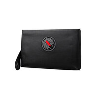 Whatna 2WAY 牛革 セカンドバッグ メンズ クラッチ バッグ 本革 本皮 6枚カード収納 小銭入 カジュアル フォーマル 冠婚葬祭 結婚式 バッグ紳士用 男性用 黑