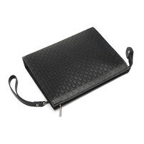 Whatna 2way セカンドバッグ メンズ クラッチ バッグB5 9.7インチのipad収納可 8枚カード収納 小銭入 カジュアル フォーマル 冠婚葬祭 結婚式 バッグ紳士用 男性用 黑 FL520