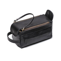 Whatna 2way 牛革 ミニセカンドバッグ メンズ クラッチ バッグ 天然 厚手 本革 レザー カジュアル フォーマル 冠婚葬祭 結婚式 バッグ紳士用 男性用 ブラウン 黒 9049