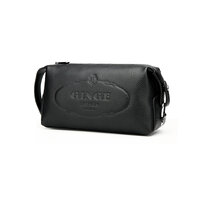 Whatna 2way 牛革 ミニセカンドバッグ メンズ クラッチ バッグ 革 6枚カード収納 カジュアル フォーマル 冠婚葬祭 結婚式 バッグ紳士用 男性用 黑w013