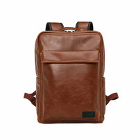 Whatna ビジネスバッグメンズ バッグ 手提げ・リュックの2WAY厚手 レザー A4 15インチ収納可 大容量 盗難防止 旅行 出張用 通勤 通学 就活 面接 バッグ かばん 男性用 ブラウン 茶（YH2060）