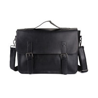 Whatna ビジネス バッグ メンズ 2way ショルダー 手提げ大容量 ブリーフケース A4 14インチPC対応黒 ブラウン（6615）