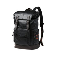 Whatna ビジネスバッグメンズ バッグ 手提げ・リュックの2WAY厚手 レザー A4 15インチ収納可 大容量 盗難防止 旅行 出張用 通勤 通学 就活 面接 バッグ かばん 男性用 黒（9805）