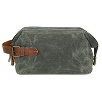 Whatna YJBBミニセカンドバッグ メンズ バッグ クラッチ バッグ 厚手 帆布x牛革 化粧かばん 手持ちバッグ 結婚式 バッグ フォーマル ビジネス 冠婚葬祭バッグ 男性用 紳士用 （3107#）