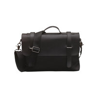 Whatna ビジネス バッグ メンズ 2way ショルダー 手提げ 大容量 ブリーフケース A4 14インチPC ブラウン（8108）