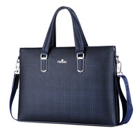 Whatna 革 ショルダーバッグ メンズ ビジネスバッグ2way 斜め掛け 手提げ バッグA4 15.5インチpc 収納可 本 革 厚手 レザー 横型 ブリーフケース フォーマルバッグ 肩掛けバッグ プレゼント男性 绅士用 黒 ブラウン（9052-3）