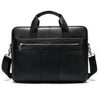 Whatna 天然 牛革 ショルダーバッグ メンズ ビジネスバッグ 旅行バッグ2way 斜め掛け 手提げ バッグA4 15インチpc 収納可 本 革 厚手 レザー 横型 ブリーフケース フォーマルバッグ 肩掛けバッグ プレゼント男性 绅士用（8523）