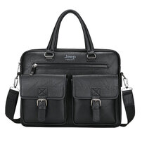 Whatna 革 ショルダーバッグ メンズ ビジネスバッグ 旅行バッグ2way 斜め掛け 手提げ バッグA4 横型 ブリーフケース フォーマルバッグ 肩掛けバッグ プレゼント男性 绅士用（8001）