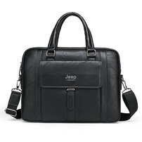 Whatna 革 ショルダーバッグ メンズ ビジネスバッグ 旅行バッグ2way 斜め掛け 手提げ バッグA4 横型 ブリーフケース フォーマルバッグ 肩掛けバッグ プレゼント男性 绅士用（6618）