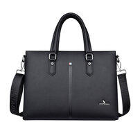 Whatna 牛革 ショルダーバッグ メンズ ビジネスバッグ 旅行バッグ2way 斜め掛け 手提げ バッグA4 横型 ブリーフケース フォーマルバッグ 肩掛けバッグ プレゼント男性 绅士用（d-001）