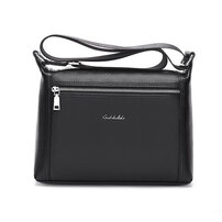 Whatna 天然 牛革 ショルダーバッグ メンズ ビジネスバッグ 旅行バッグ 斜め掛け バッグA4 収納可 本 革 厚手 レザー 横型 ブリーフケース フォーマルバッグ 肩掛けバッグ プレゼント男性 绅士用（6188）