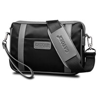 Whatna 2way セカンドバッグ メンズ バッグ [クラッチ ショルダー 肩掛け 結婚式 バッグ] ipad 9.7収納可 ビジネス カジュアル フォーマル 冠婚葬祭 バッグ紳士用 男性用 黒 青 134