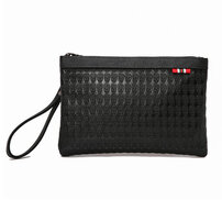 Whatna 2way 革 セカンドバッグ メンズ クラッチ バッグ B5 9.7インチのipad収納可 6枚カード収納 小銭入 カジュアル フォーマル 冠婚葬祭 結婚式 バッグ紳士用 男性用 黑（YH1962）