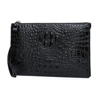 Whatna 革 セカンドバッグ メンズ クラッチ バッグ 大きめ 10.5ipad収納可3室の仕切 厚手 本 革 ファイルバッグ 封筒袋 手持ちバッグ ビジネス カジュアル フォーマル 結婚式バッグ 冠婚葬祭 バッグ 紳士用 男性用 （hs-1265 ）