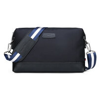 Whatna 2way セカンドバッグ メンズ バッグ [クラッチ ショルダー 肩掛け 結婚式 バッグ] ipad 9.7収納可 ビジネス カジュアル フォーマル 冠婚葬祭 バッグ紳士用 男性用 黒 青 3007