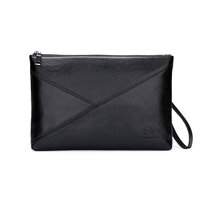 Whatna 2way 牛革 セカンドバッグ メンズ バッグ [クラッチ ショルダー 肩掛け結婚式バッグ] 厚手 本革 レザー カード6枚 ipad 10.5収納可 フォーマル 冠婚葬祭 バッグ紳士用 男性用 黒 ブラウン 025-3005