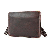 Whatna 2way 天然牛革 セカンドバッグ メンズ バッグ [クラッチ ショルダー 肩掛け 結婚式 バッグ] 厚手 本革 レザーA4 ipad 13収納可 ビジネス カジュアル フォーマル 冠婚葬祭 バッグ紳士用 男性用 ブラウン Q005
