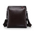 Whatna 牛革 ショルダーバッグ メンズ メッセンジャーバッグ 縦型 小さめビジネスバッグ ipad 10.5収納可 通勤 斜めがけバッグ オシャレ な シンプル な 軽量 実用 hs-1388（9921） 9921-黒