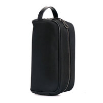 Whatna 2way 牛革 手作り編み込み セカンドバッグ メンズ バッグ クラッチ バッグ 本革 厚手 レザー 手持ちバッグ 結婚式 バッグ フォーマル ビジネス 冠婚葬祭 バッグ 男性用 紳士用 黒 （182602）