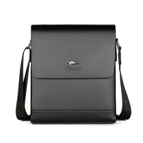 Whatna ショルダーバッグ メンズ メッセンジャーバッグ縦型 小さめ ビジネスバッグ 10.5インチipad収納可 革 通勤 通学 斜めがけバッグ オシャレ な シンプル な 軽量 実用 自転車 かばん男性用 黒（8807-2#）