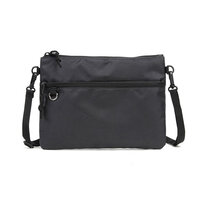 Whatna ショルダーバッグ メンズ メッセンジャーバッグ 頑丈 軽量 横型 B5 9.7インチipad収納可 オックスフォード布 防水 耐磨耗 ビジネスバッグ 小さい 斜めがけ バッグ 男性用 紳士用 19004