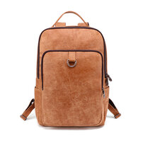 Whatna 天然 牛革 ビジネスバッグ メンズ 2WAY 手提げ・リュック バッグ 天然 本革 A4 16インチpc収納可 大容量 旅行 出張用 通勤 通学 就活 面接 バッグ かばん 男性用 ブラウン（6446）