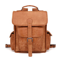 Whatna 天然 牛革 ビジネスバッグ メンズ 2WAY 手提げ・リュック バッグ 天然 本革 A4 14インチpc収納可 大容量 旅行 出張用 通勤 通学 就活 面接 バッグ かばん 男性用 ブラウン（6459）