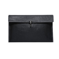 Whatna 2way 天然 牛革セカンドバッグ メンズ クラッチ バッグ 厚手 本革 レザー 盗難防止の機能 ビジネス カジュアル フォーマル 冠婚葬祭 結婚式 バッグ紳士用 男性用 w6152黒