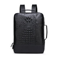 Whatna 天然 牛革 ビジネスバッグ メンズ 2WAY 手提げ・リュック バッグ 天然 本革 A4 16インチpc収納可 大容量 旅行 出張用 通勤 通学 就活 面接 バッグ かばん 男性用 黒（66276-10）