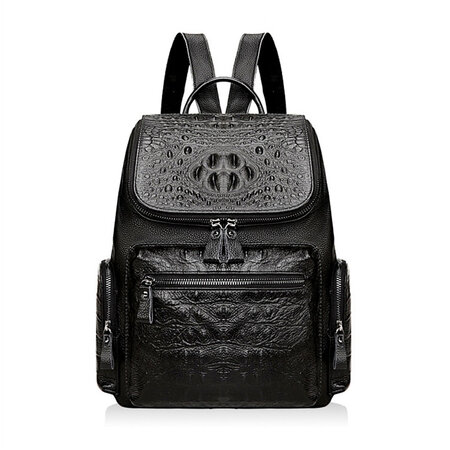 Whatna 牛革 ビジネスバッグメンズ バッグ 手提げ リュックの2way 本革 厚手本革 14インチpc収納可 大容量 盗難防止 旅行 出張用 通勤 通学 就活 面接 バッグ かばん 男性用 黒 Ks778 Whatna