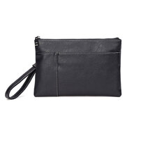 Whatna 革 セカンドバッグ メンズ せかんどばっく 小きめ カード6枚収納可ipad 9.7収納可 結婚式 バッグ カジュアルフォーマル ビジネス 冠婚葬祭 バッグ 男性用 紳士用（YH3102）