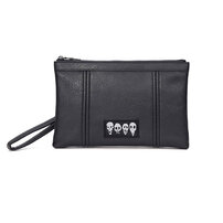 Whatna 革 セカンドバッグ メンズ せかんどばっく 小きめ カード6枚収納可ipad 9.7収納可 結婚式 バッグ カジュアルフォーマル ビジネス 冠婚葬祭 バッグ 男性用 紳士用（YH3103）