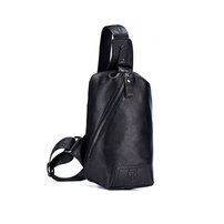 Whatna 牛革 斜めがけ ボディバッグ ワンショルダー メンズ 本 革 厚手 レザー099