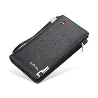 Whatna ミニセカンドバッグ メンズ バッグ 12枚カード収納 小さめ クラッチバッグ 長財布 革 手持ちバッグ メンズ ポーチ 男性用 紳士用 結婚式 冠婚葬祭 黒 ブラウン hs--1581