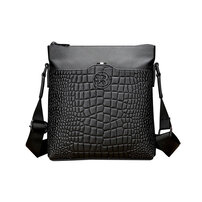 Whatna 牛革 ショルダーバッグ メンズ ポシェットポお財布 メンズビジネスかばん斜めがけ 小さめメッセンジャーバッグ 斜め掛け 通勤 FDK66215