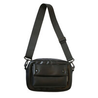 Whatna ミニショルダーバッグ メンズ レディース ボディーバッグ ショルダーミニポーチ ナイロン 小さめメッセンジャーバッグ 斜め掛け